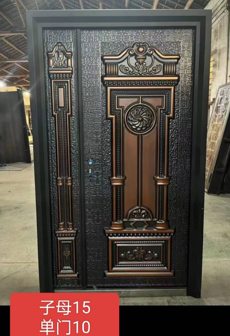 Dark chocolate oval panel interior door