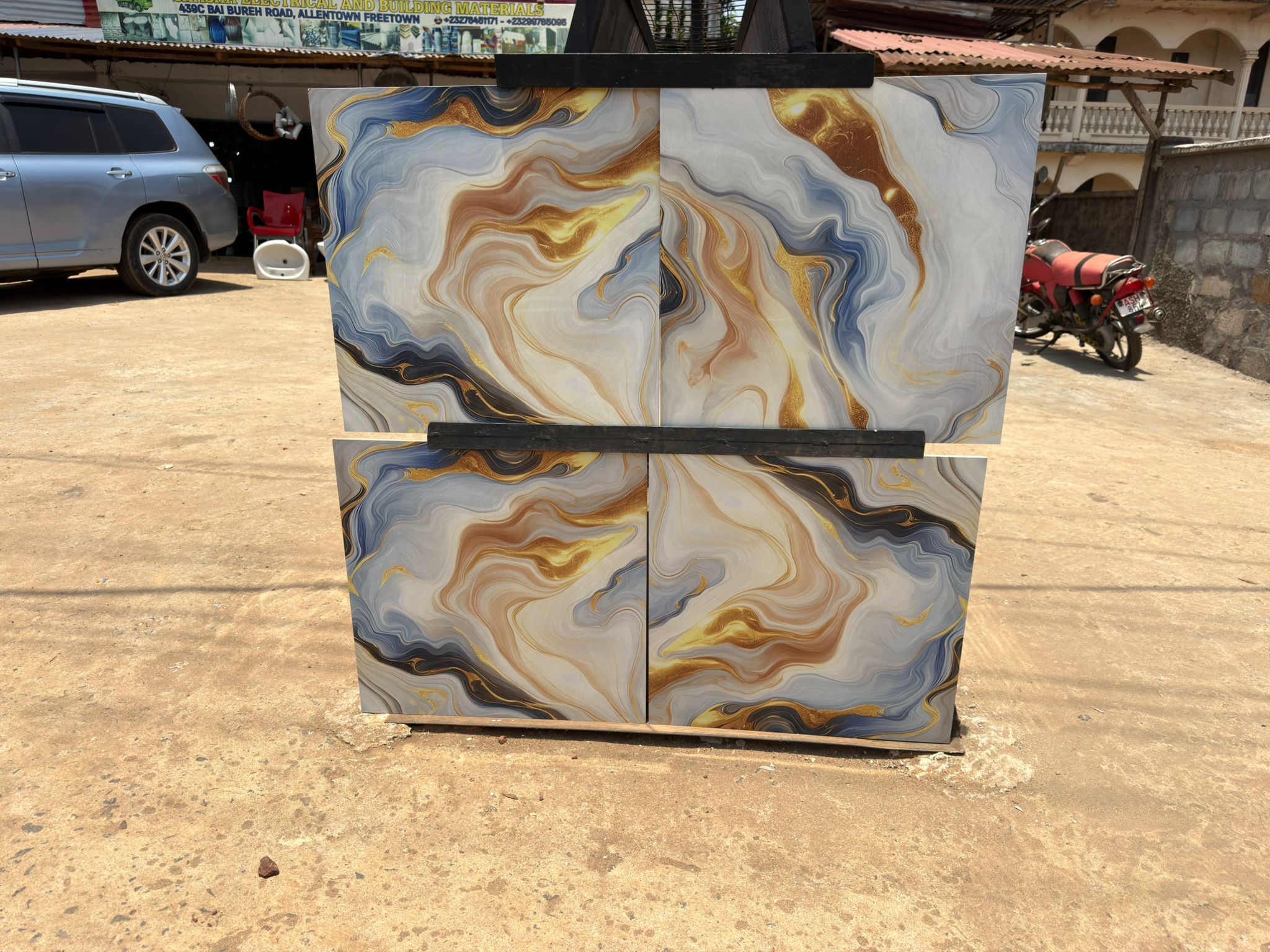 Luxury marble effect floor tiles — Shasha Freetown