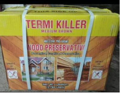 Termi Killer wood preservative — medium brown 1 gallon